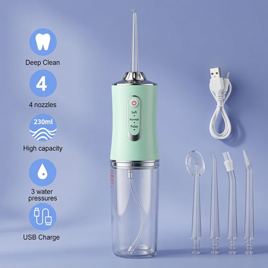 Pulse Oral Irrigator – Water Flosser for Teeth, 4 Colours