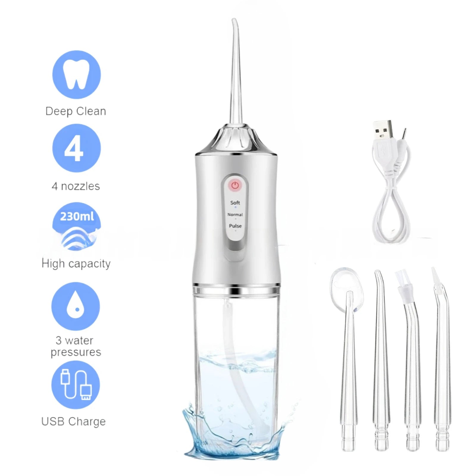 Pulse Oral Irrigator Oral Irrigator Oral Irrigator Irrigator Water Flosser Water Flosser for Teeth for Teeth Special Counter