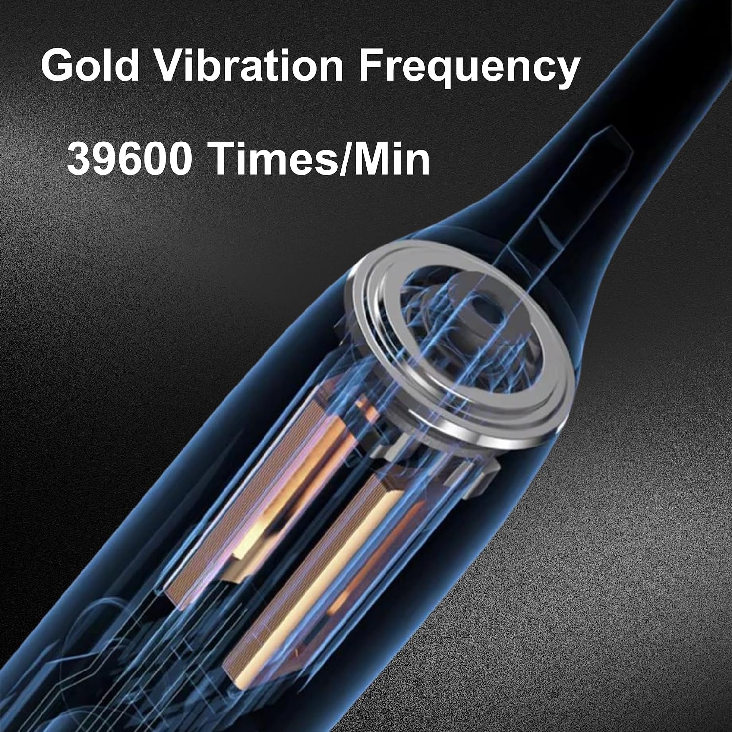 6 Blue LED Whitening Electric Toothbrush| Electric Toothbrush for Adults | 4 Modes with Smart Timer Plaque Removal & Memory Function | 2Heads | IPX7 Waterproof |Travel Case |Wirelesscharger