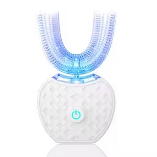 Intelligent Automatic U Type Modes Tooth Brush Sonic Electric Toothbrush USB Rechargeable Tooth Whitening Blue Light