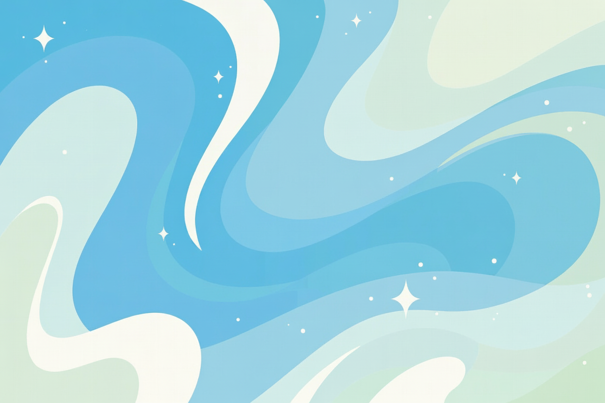 Flowing Blue Abstract Background